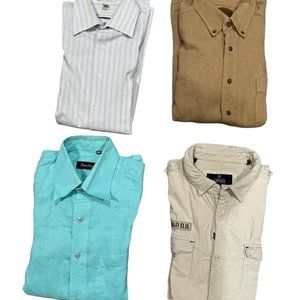 Men's Shirts (Set of 4), Different brands, Size - L, Good Condition